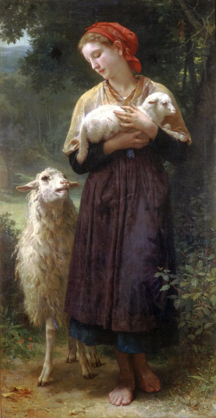 Bouguereau, The Shepherdess, 1873